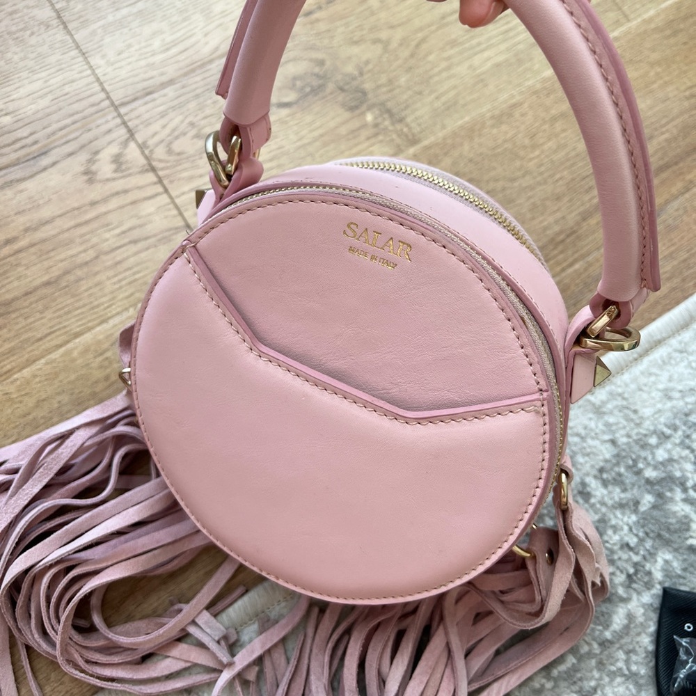 Salar Milano | pink fringe bag